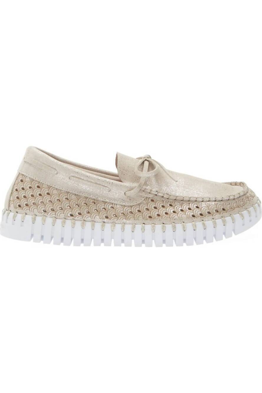NEW ILSE JACOBSEN women's tulip 3083 loafer in beige